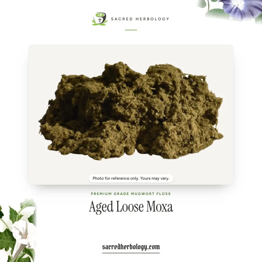 Aged loose moxa wool, Sacred Herbology product image